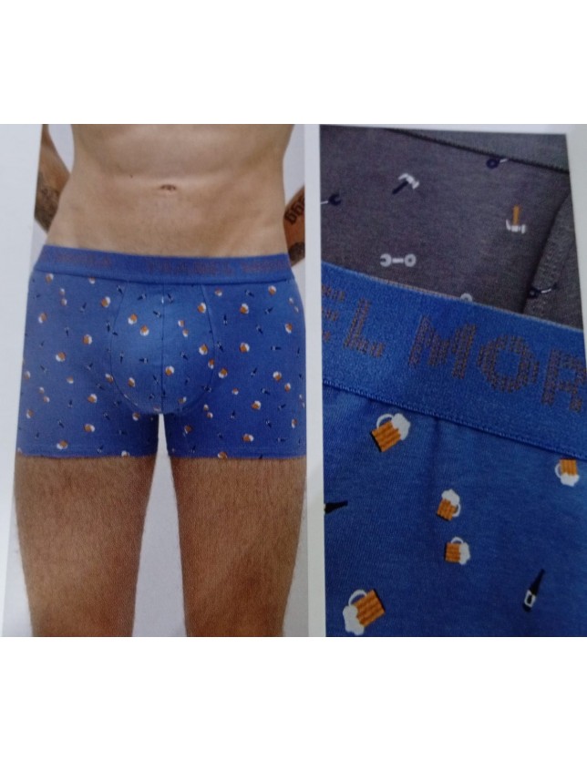 3315023 PACK 2 BOXER PERRO Y HUELLA